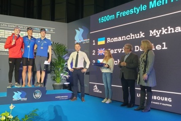 Українські плавці виграли в Люксембурзі три «золота» і встановили світовий рекорд