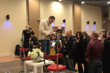 Сенцов у Нью-Йорку пообіцяв, що наступного разу приїде відзначити падіння Путіна