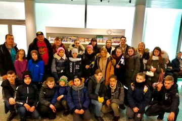 Діти зі сходу України прибули на відпочинок до Фінляндії