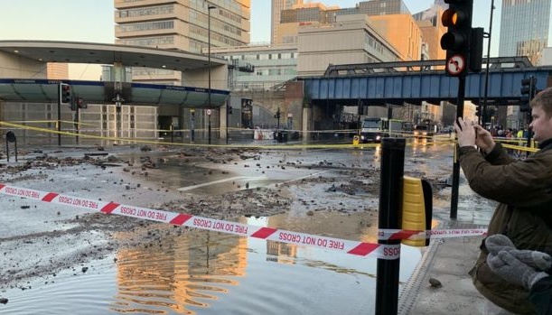 У Лондоні затопило станцію метро