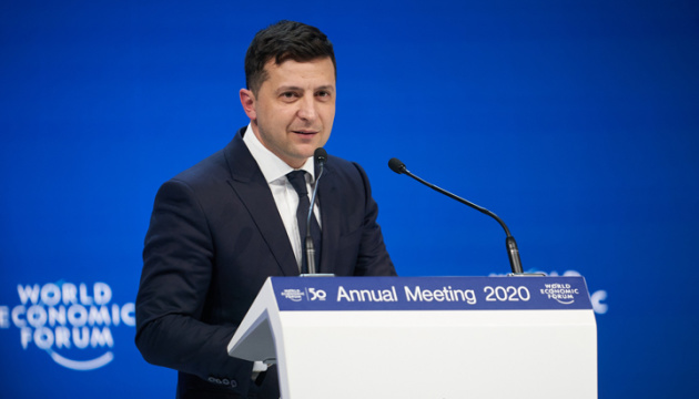 Zelensky interviene en el Foro Económico de Davos