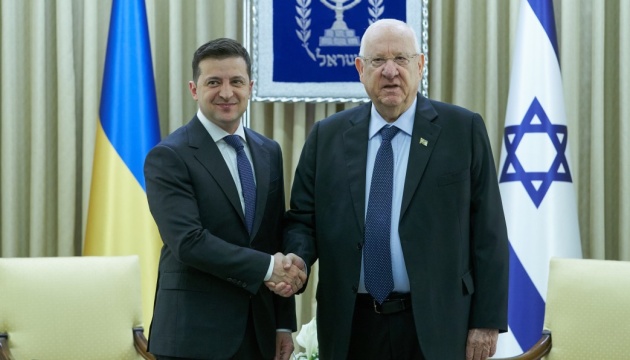 Presidents of Ukraine and Israel discuss bilateral relations between two countries