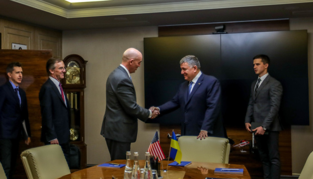 Ukraine's interior minister meets with U.S. deputy assistant secretary