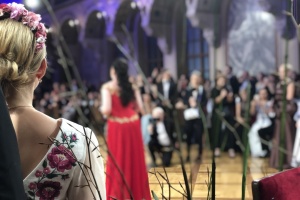 5-й Украинский бал в Вене: Христина Соловий, Олег Скрипка и Катя Осадчая