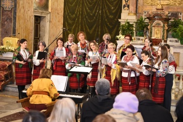 Українські колядки та різдвяні пісні представили на концерті «Прощання з колядою» в Римі