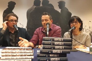 Український письменник Артем Чех презентував у Нью-Йорку свою книжку про війну