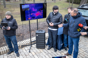 В Киеве обследуют теплосети с помощью дронов