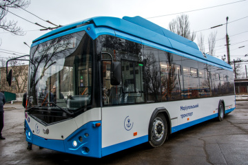 Маріуполь отримав перший з 72 тролейбусів за гроші ЄБРР