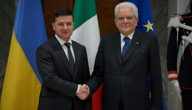 Президенти України й Італії обговорили розвиток діалогу та перспективи співпраці