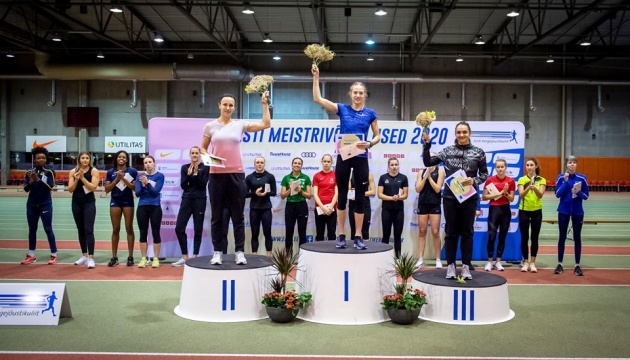 Українські легкоатлети здобули повний комплект нагород на турнірі в Таллінні