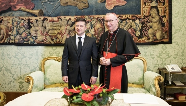 Zelensky, Vatican Secretary of State discuss humanitarian situation in Donbas