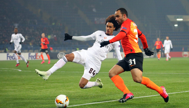 El Shakhtar derrota al Benfica en el partido de ida de los dieciseisavos de final de la Europa League 