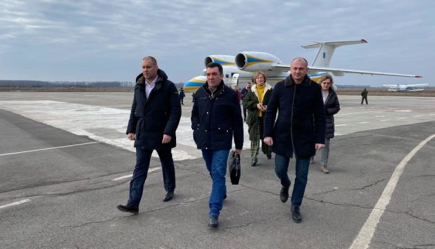 NSDC Secretary Danilov arrives in Novi Sanzhary