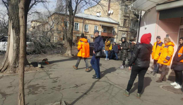 Unwetter in Odessa: Frau von Baum erschlagen