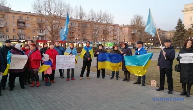 У Херсоні відбулась акція до Дня опору Криму російській окупації