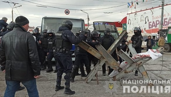 Charkiw: Verletze bei Auseinandersetzungen auf Barabaschowo-Markt, 20 Menschen festgenommen