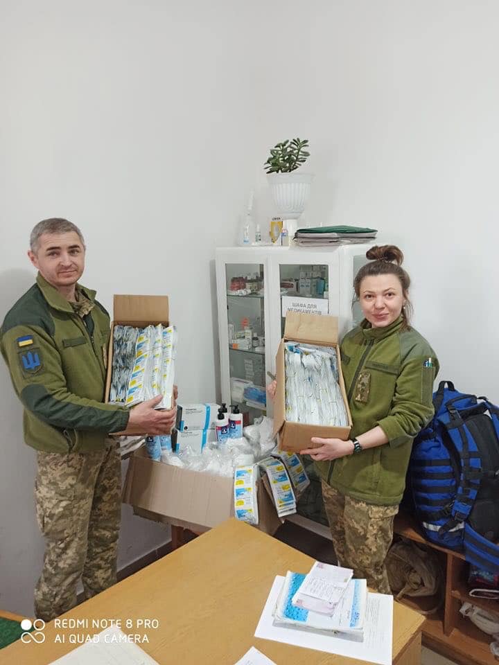 Діаспора зі США та Ірландії передала кошти на антисептики для військових і лікарень в Україні