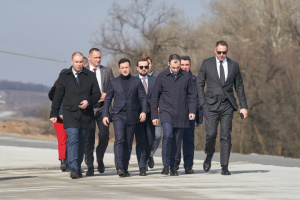 Volodymyr Zelensky s’est rendu dans la région de Poltava