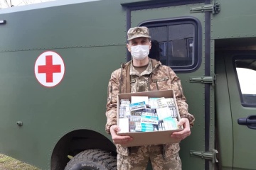 Діаспора зі США та Ірландії передала кошти на антисептики для військових і лікарень в Україні