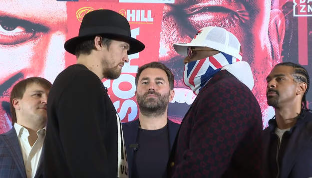 Usyk, Chisora face off for first time