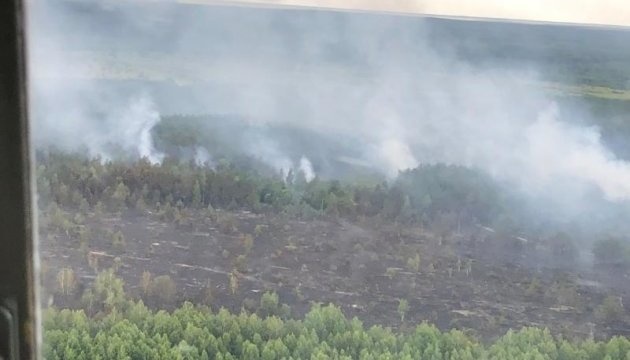 Пожежа в Чорнобильській зоні охопила майже 100 гектарів