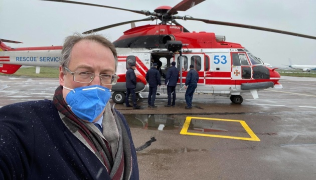 Геращенко з головою ДСНС вилетіли у Чорнобильську зону