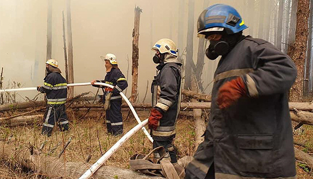 Чорнобильські пожежі досі гасять у шістьох лісництвах