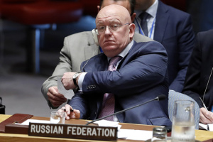 Постпред росії при ООН знову втік із засідання Радбезу, щоб не слухати Кислицю