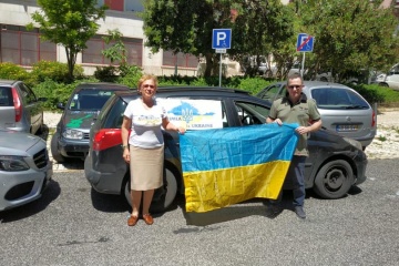 В Лісабоні провели автоманіфестацію, нагадавши про депортацію кримських татар