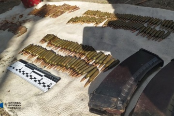 СБУ викрила три схрони зі зброєю на колишніх позиціях терористів на Луганщині