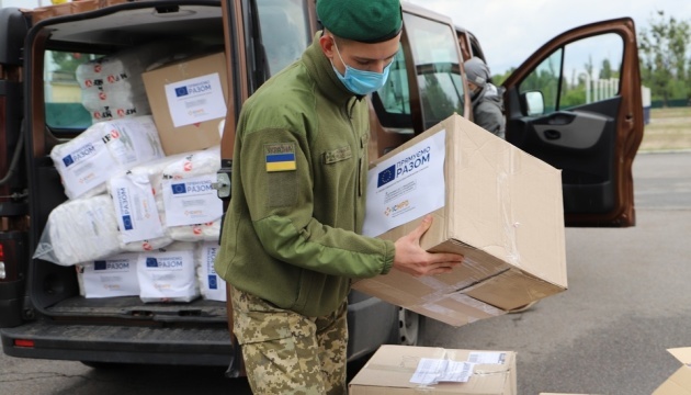 EU provides Ukrainian border guards with protective equipment against COVID-19