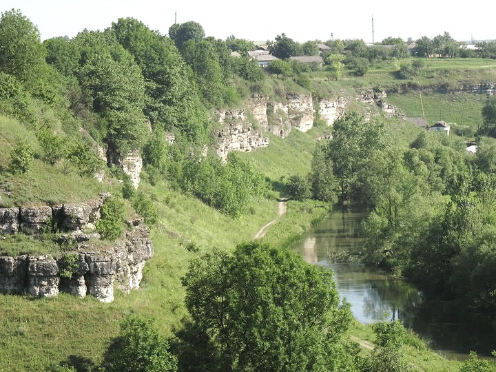 мальовничий каньйон річки Збруч, Скала-Подільська