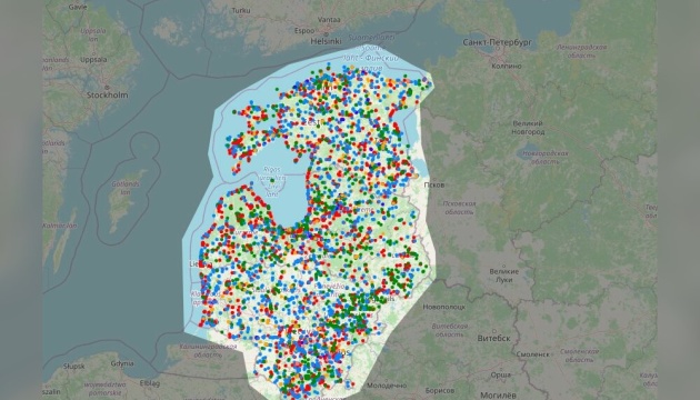 Усі туристичні місця Балтії нанесли на єдину онлайн-мапу