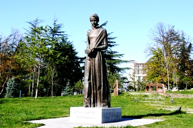 пам'ятник Лесі Українці в парку Надікварі, Телаві