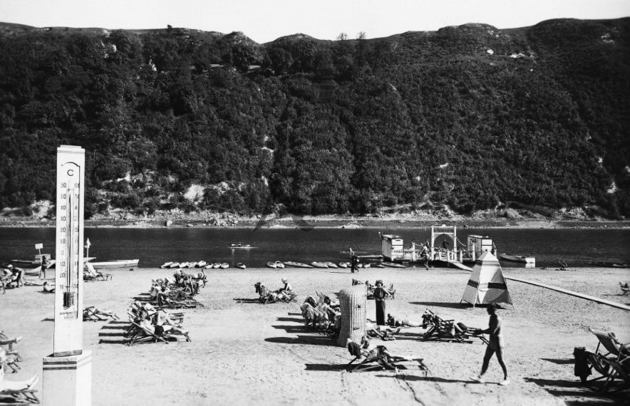 пляж Сонячний, колишній курорт у Заліщиках 1930-1937 рр.