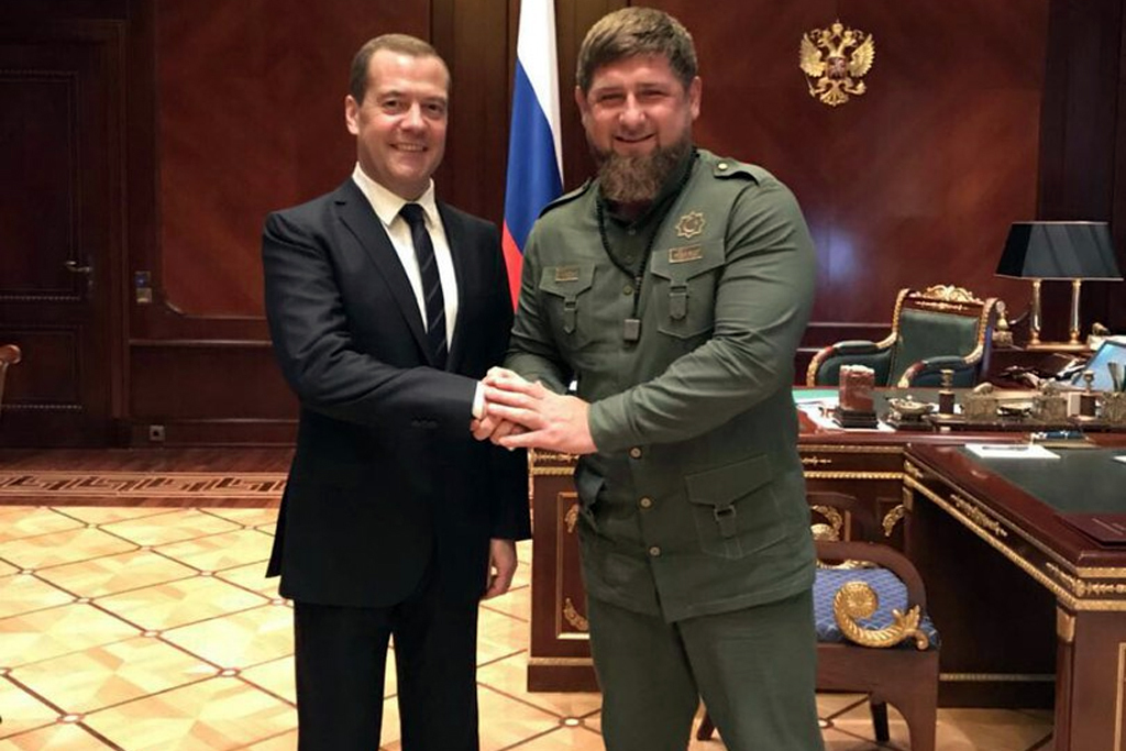 Дмитрий Медведев и Рамзан Кадыров