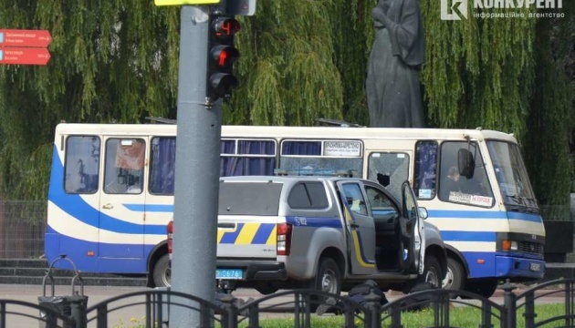 Security Service: Lutsk terrorist holding ten people hostage