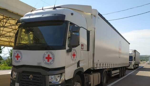 Rotes Kreuz schickt nach Donbass 40 Tonnen humanitäre Hilfe