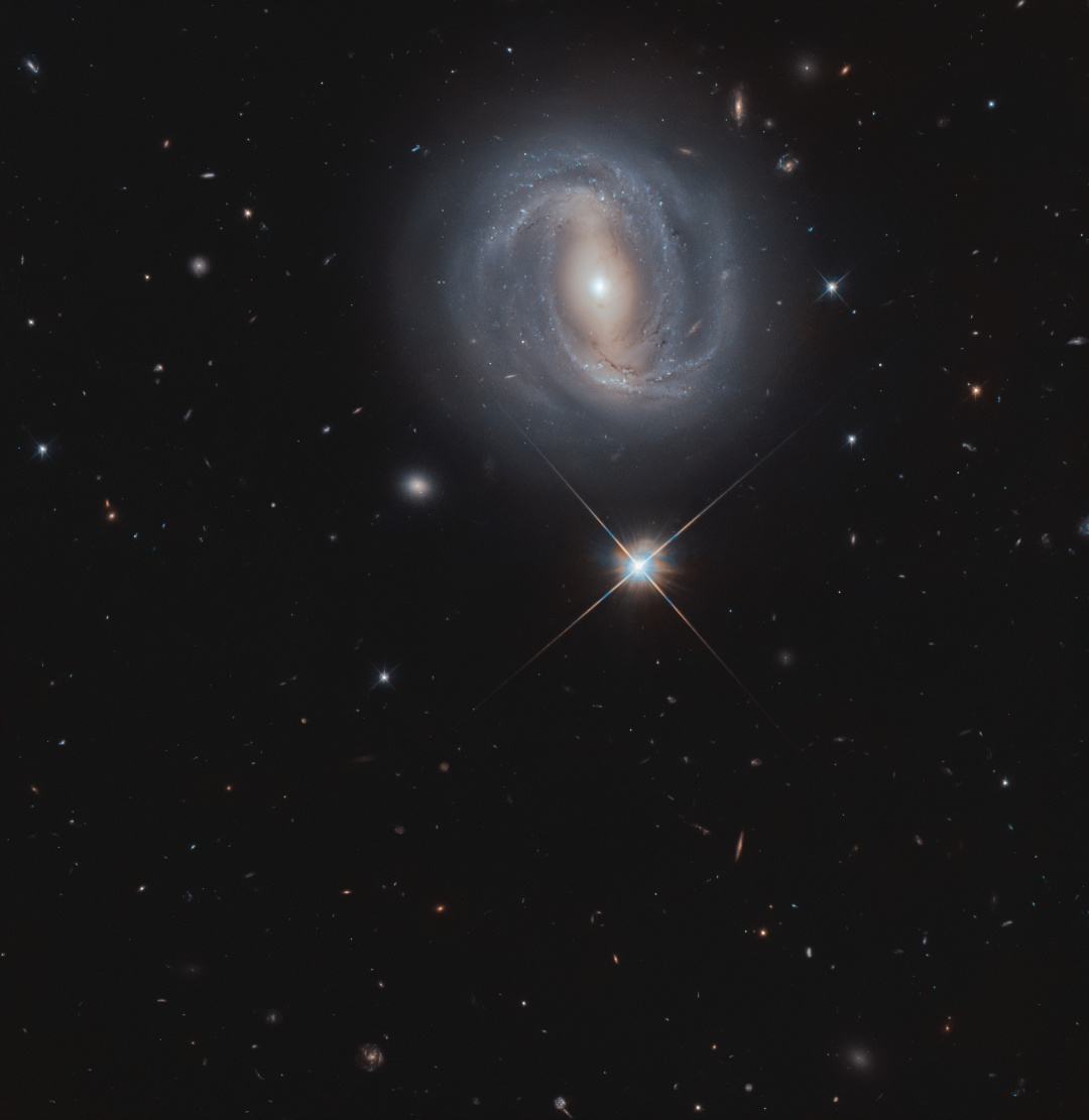 Hubble засняв дивовижну спіральну галактику