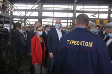 Regierungschef: Turboatom beweist Konkurrenzfähigkeit ukrainischer Produktion