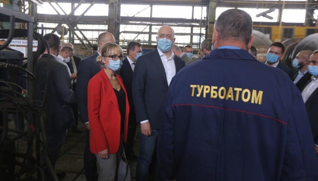 Regierungschef: Turboatom beweist Konkurrenzfähigkeit ukrainischer Produktion 