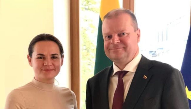 Тихановська зустрілася з прем'єром Литви