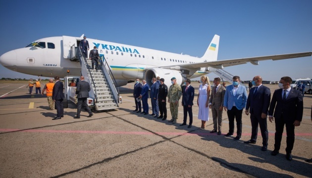 Zelensky en visita de trabajo a la región de Mykoláiv 