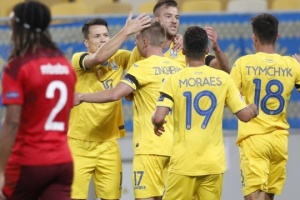 La selección de Ucrania derrota a la selección de Suiza en la Liga de las Naciones de la UEFA