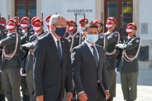 President Zelensky arrives in Austria on official visit
