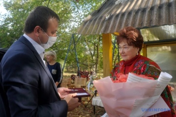 На Вінниччині з 85-річчям привітали акторку Людмилу Алфімову