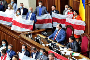 Le parlement ukrainien adopte une déclaration sur les événements au Bélarus