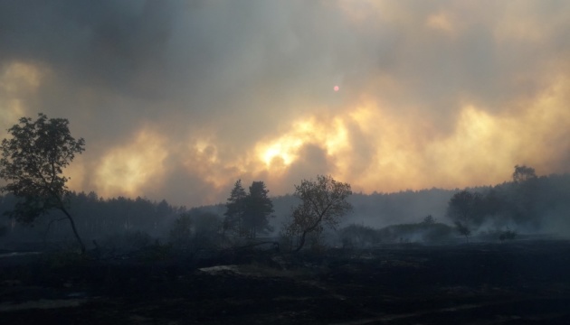 Пожежі на Харківщині: триває гасіння осередків у двох районах