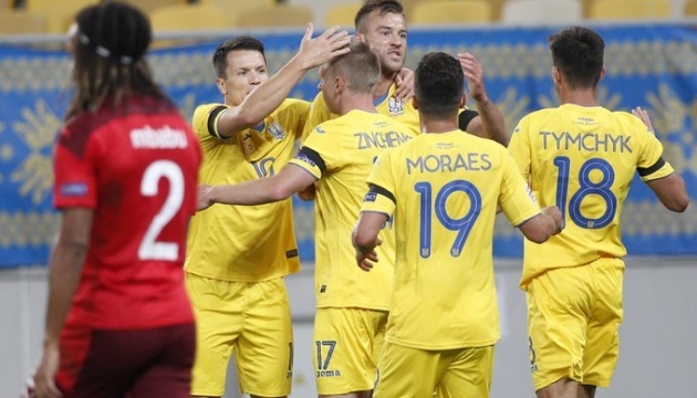 La selección de Ucrania derrota a la selección de Suiza en la Liga de las Naciones de la UEFA  