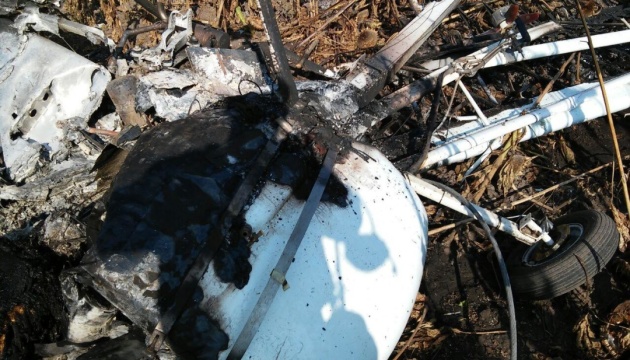На Сумщині впав легкомоторний літак, пілот загинув 